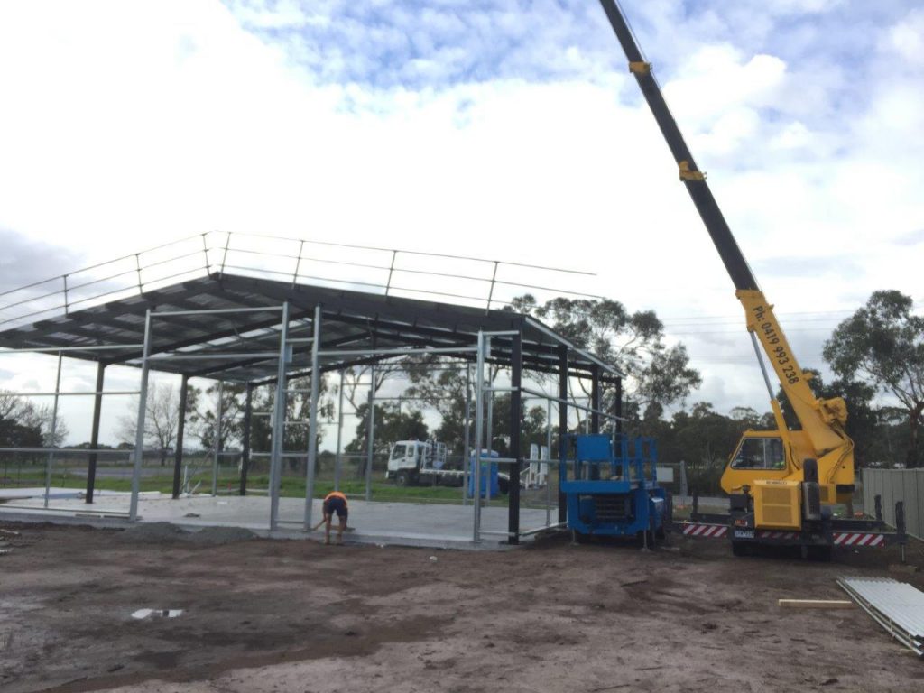 New Cfa station taking shape | Trusteel Fabrications